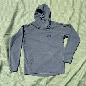 Patagonia Steel Gray Fleece Pullover-Mens Small